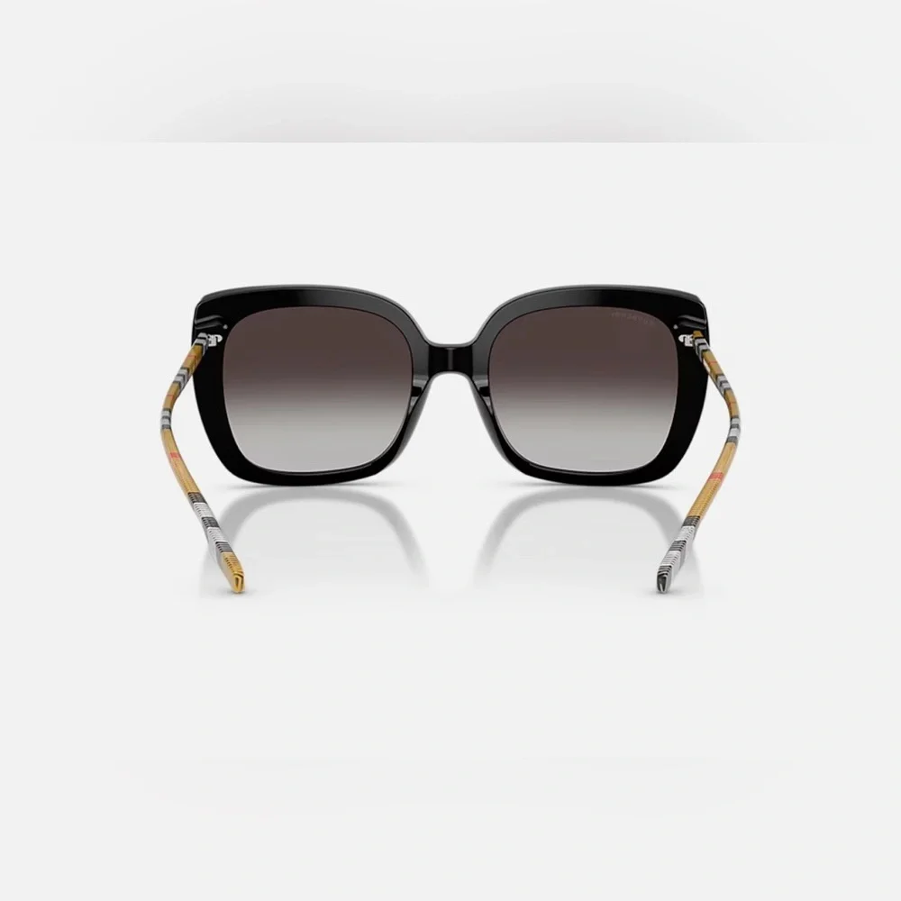 Burberry CAROLL BE4323 3853/8G Womens Sunglasses Black Grey Gradient New in Box